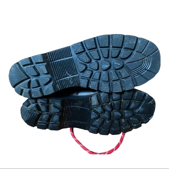 Roots Nordic Black Leather Sherpa Lined Boots Size 8D - Picture 3 of 9